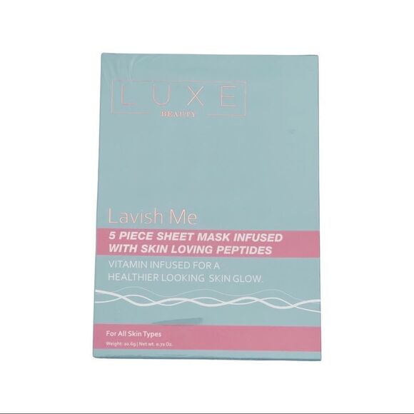 Luxe Beauty Other - Luxe Beauty “Lavish Me” 5 Piece Sheet Mask Set • NIB